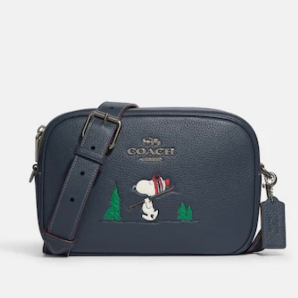 Coach Handbags - Coach X Peanuts Jamie Camera Bag
With Snoopy Ski Motif NWT